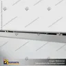 PANEL MENU SLIM BOX DOBLE CARA COLGANTE PIOLAS (1200X450) COLOR PLATEADO, foto 4