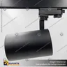 VERSALLES - FOCO LED TRACK LIGHT TRIFASICO COB 30W 3000K NEGRO 24, foto 2