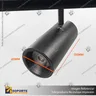 MONACO-FOCO TRACK LIGHT MAGNETICO CUERPO NEGRO 10W 48V 3000K, foto 2