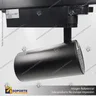CANNES - FOCO LED TRACK LIGHT TRIFASICO COB 30W 3000K NEGRO 36, foto 2