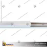 MG27 LUCERNA - LAMPARA LINEAL CUERPO BLANCO 20W 650MM CALIDO 3000K 48V 150O, foto 2