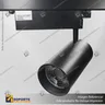 CANNES - FOCO LED TRACK LIGHT TRIFASICO COB 30W 3000K NEGRO 24, foto 4