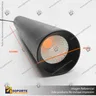 GALES - FOCO COLGANTE MAGNETICO CUERPO NEGRO 10W 48V 3000K, foto 11