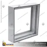 PERFIL FRAMELESS ALUMINIO 5 CM, foto 1