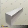 PLANKWALL DISPLAY PANEL SHELF FOOTER, foto 1