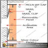 MCLN-WF-CAP - LINEAR PANEL CAPPING PROFILE WALL OFFSET, foto 3