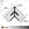 MC16 - ROUND & SQUARE CORNER JOIN PROFILES - 2.4M CLEARANCE, foto 4