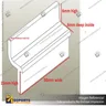 PLANKWALL SLATWALL CLIP PC2, foto 2