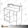 COUNTERTOP/CASHIER DESK WITH LOCKABLE DRAWER, foto 4