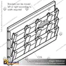 CALEXT ADJUSTABLE PRINT DISPLAY SYSTEM: END BRACKETS, foto 3