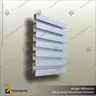 ALUMINIUM SLATWALL- 25MM TOP PLANK, foto 2