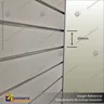 100MM PITCH SLATWALL PANELS, foto 1
