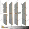 100MM PITCH SLATWALL PANELS, foto 4