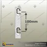 100MM PITCH SLATWALL PANELS, foto 2