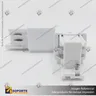 CONECTOR RIEL ENERGIZADO TRIFASICO TIPO L BLANCO, foto 4