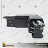 CONECTOR RIEL ENERGIZADO TRIFASICO TIPO L NEGRO, foto 6