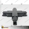 CONECTOR RIEL ENERGIZADO TRIFASICO TIPO X NEGRO, foto 5