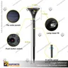 LAMPARA SOLAR S12 2W ESTACA 360 CAMINO JARDIN CON PANEL INTEGRADO BLANCO CALIDO, foto 11