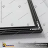 PANEL MENU SLIM BOX COLGANTE CON BRAZO TELESCOPICO (600X1200) COLOR NEGRO, foto 12