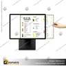 PANEL MENU SLIM BOX 1 CARA A3 CON PEDESTAL (312X427) COLOR NEGRO, foto 7