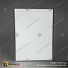 PANEL MENU SLIM BOX 1 CARA A3 CON PINES (312X427) COLOR PLATEADO, foto 8