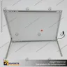 PANEL MENU SLIM BOX 1 CARA A4 CON PINES (225X304) COLOR PLATEADO, foto 11