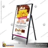 PANEL MENU SLIM BOX PALOMA PUBLICITARIA 600X1200MM NEGRO CON BATERIA, foto 11