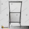 PANEL MENU SLIM BOX PALOMA PUBLICITARIA 600X1200MM NEGRO 220V, foto 12