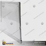 PANEL MENU SLIM BOX DOBLE CARA COLGANTE PIOLAS (1200X450) COLOR PLATEADO, foto 8