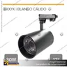 VERSALLES - FOCO LED TRACK LIGHT TRIFASICO COB 30W 3000K NEGRO 12, foto 6