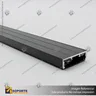 MG27 RIEL MAGNETICO SLIM NEGRO 27X7X3000 MM, foto 8