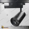 CANNES - FOCO LED TRACK LIGHT TRIFASICO COB 30W 3000K NEGRO 36, foto 6