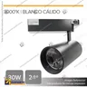 CANNES - FOCO LED TRACK LIGHT TRIFASICO COB 30W 3000K NEGRO 24, foto 5