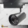 CANNES - FOCO LED TRACK LIGHT TRIFASICO COB 30W 3000K NEGRO 24, foto 6