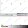 MG27 LUCERNA - LAMPARA LINEAL CUERPO BLANCO 10W 400MM CALIDO 3000K 48V 150O, foto 7