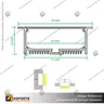 PERFIL PARA CINTA LED ALP 047 3MT, foto 11