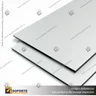 PLANCHA DE ALUMINIO COMPUESTO BLANCO MATE 3 MM / AL-011 MICRAS USO PUBLICITARIO, foto 2