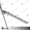 BRAZO A RIEL NOVA 40 CM CASCADA 7 BOLAS CROMADO, foto 5