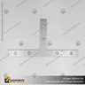 CONECTOR DE ALUMINIO PARA PERFILES ALP T CON TORNILLOS, foto 2